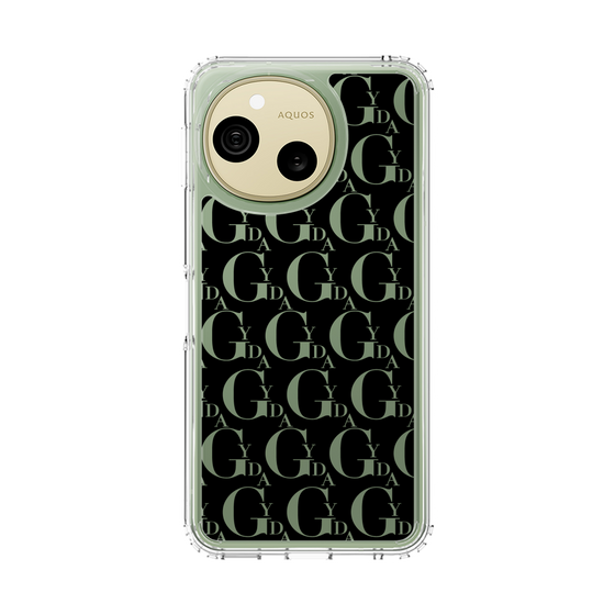 スリムプロテクションケース［ GYDA - モノグラム - Black ］