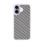 スリムプロテクションケース［ Small Stripe - Gray × Black ］