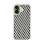 スリムプロテクションケース［ Small Stripe - Gray × Black ］