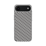 スリムプロテクションケース［ Small Stripe - Gray × Black ］