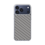 スリムプロテクションケース［ Small Stripe - Gray × Black ］