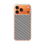 スリムプロテクションケース［ Small Stripe - Gray × Black ］