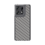 スリムプロテクションケース［ Small Stripe - Gray × Black ］