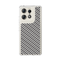 スリムプロテクションケース［ Small Stripe - Gray × Black ］