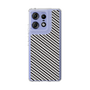スリムプロテクションケース［ Small Stripe - Gray × Black ］