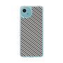 スリムプロテクションケース［ Small Stripe - Gray × Black ］