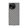 スリムプロテクションケース［ Small Stripe - Gray × Black ］