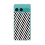 スリムプロテクションケース［ Small Stripe - Gray × Black ］