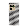 スリムプロテクションケース［ Small Stripe - Gray × Black ］