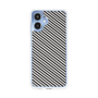 スリムプロテクションケース［ Small Stripe - Gray × Black ］