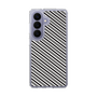 スリムプロテクションケース［ Small Stripe - Gray × Black ］