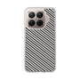 スリムプロテクションケース［ Small Stripe - Gray × Black ］