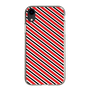 スリムプロテクションケース［ Small Stripe - Red × Black ］