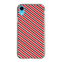 スリムプロテクションケース［ Small Stripe - Red × Black ］