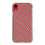 スリムプロテクションケース［ Small Stripe - Red × Black ］