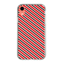 スリムプロテクションケース［ Small Stripe - Red × Black ］
