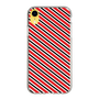 スリムプロテクションケース［ Small Stripe - Red × Black ］