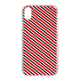 スリムプロテクションケース［ Small Stripe - Red × Black ］