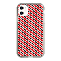 スリムプロテクションケース［ Small Stripe - Red × Black ］