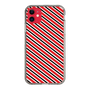 スリムプロテクションケース［ Small Stripe - Red × Black ］
