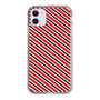 スリムプロテクションケース［ Small Stripe - Red × Black ］