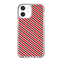 スリムプロテクションケース［ Small Stripe - Red × Black ］