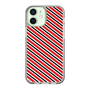 スリムプロテクションケース［ Small Stripe - Red × Black ］