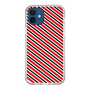 スリムプロテクションケース［ Small Stripe - Red × Black ］