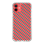 スリムプロテクションケース［ Small Stripe - Red × Black ］