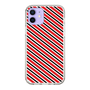 スリムプロテクションケース［ Small Stripe - Red × Black ］