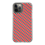スリムプロテクションケース［ Small Stripe - Red × Black ］