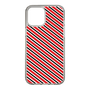 スリムプロテクションケース［ Small Stripe - Red × Black ］