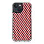 スリムプロテクションケース［ Small Stripe - Red × Black ］