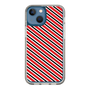 スリムプロテクションケース［ Small Stripe - Red × Black ］