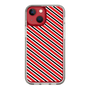スリムプロテクションケース［ Small Stripe - Red × Black ］