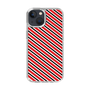スリムプロテクションケース［ Small Stripe - Red × Black ］