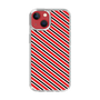 スリムプロテクションケース［ Small Stripe - Red × Black ］