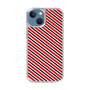 スリムプロテクションケース［ Small Stripe - Red × Black ］