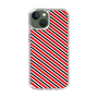 スリムプロテクションケース［ Small Stripe - Red × Black ］