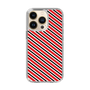 スリムプロテクションケース［ Small Stripe - Red × Black ］