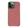 スリムプロテクションケース［ Small Stripe - Red × Black ］