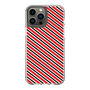 スリムプロテクションケース［ Small Stripe - Red × Black ］