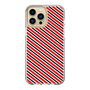 スリムプロテクションケース［ Small Stripe - Red × Black ］