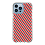 スリムプロテクションケース［ Small Stripe - Red × Black ］
