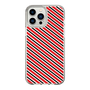スリムプロテクションケース［ Small Stripe - Red × Black ］