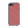 スリムプロテクションケース［ Small Stripe - Red × Black ］