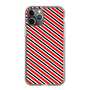 スリムプロテクションケース［ Small Stripe - Red × Black ］