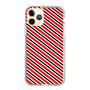 スリムプロテクションケース［ Small Stripe - Red × Black ］