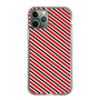 スリムプロテクションケース［ Small Stripe - Red × Black ］