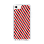 スリムプロテクションケース［ Small Stripe - Red × Black ］